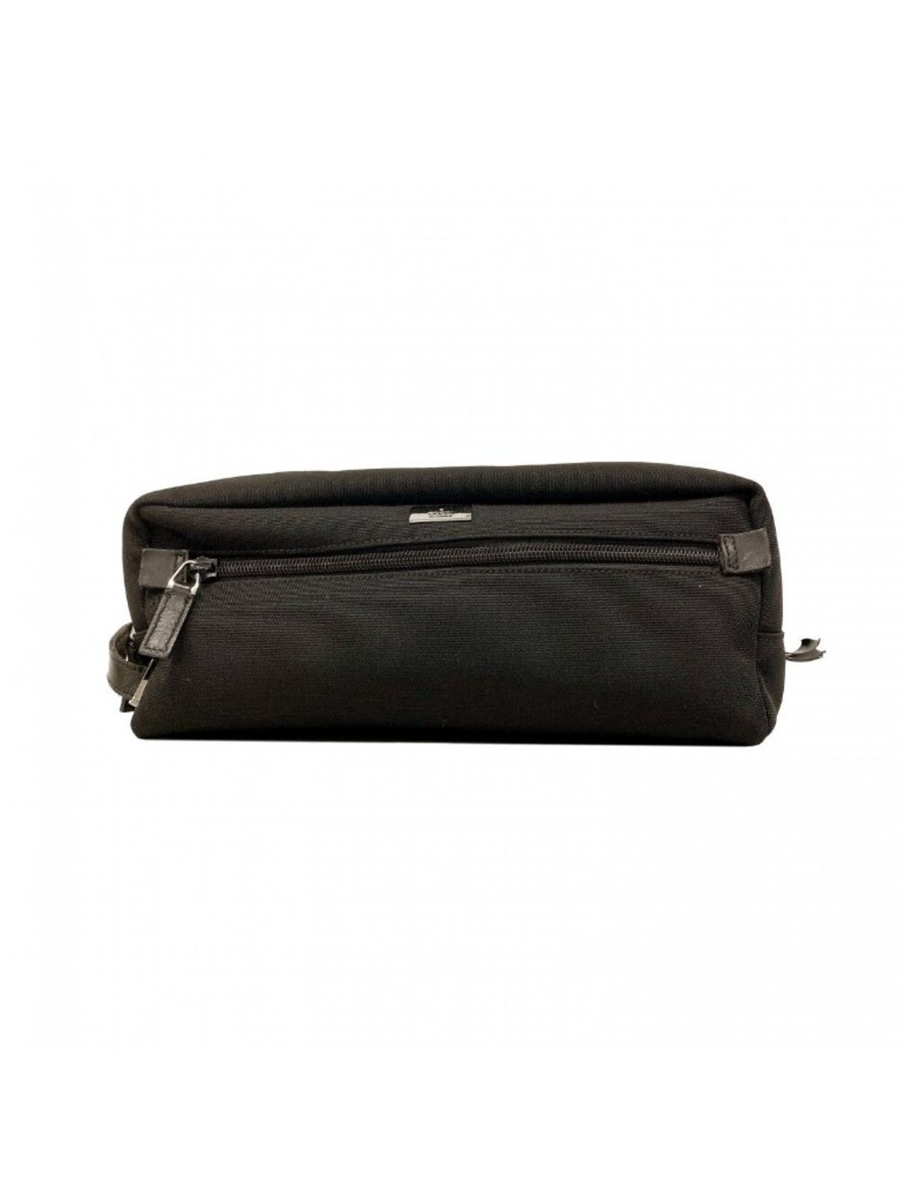 Gucci Pouch Nylon Black Silver